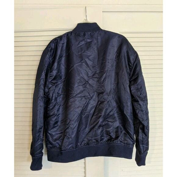 Staple Bomber Blue Jacket Button Snaps Outdoors Stylish Men's Size XL - Picture 5 of 5